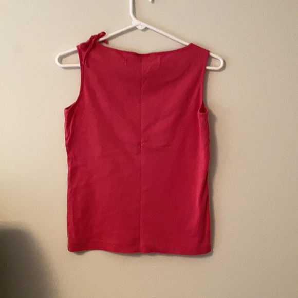 Ann Taylor sleeveless tank top with bow detail - Picture 2 of 6